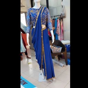 Indian pant sari - size 36 blouse